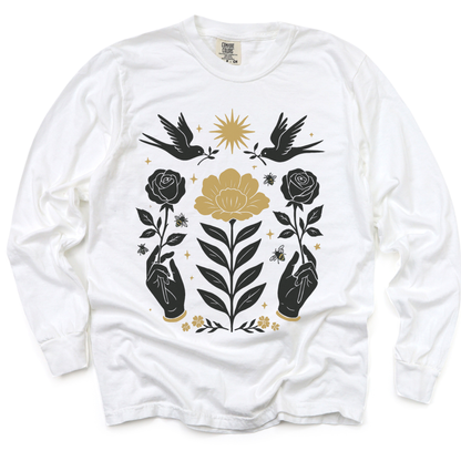 Flora Divina - Comfort Colors Long Sleeve Premium T Shirt