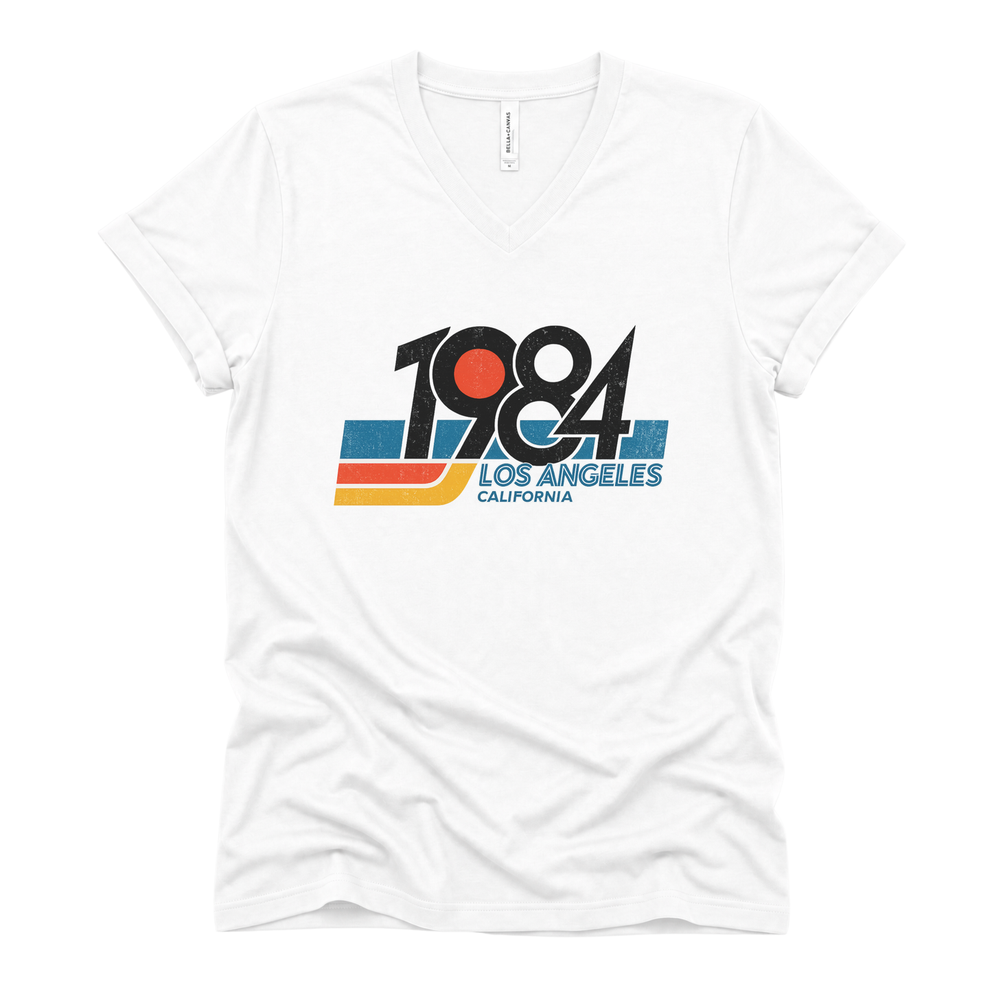 1984 LA - Short Sleeve V-Neck Tee