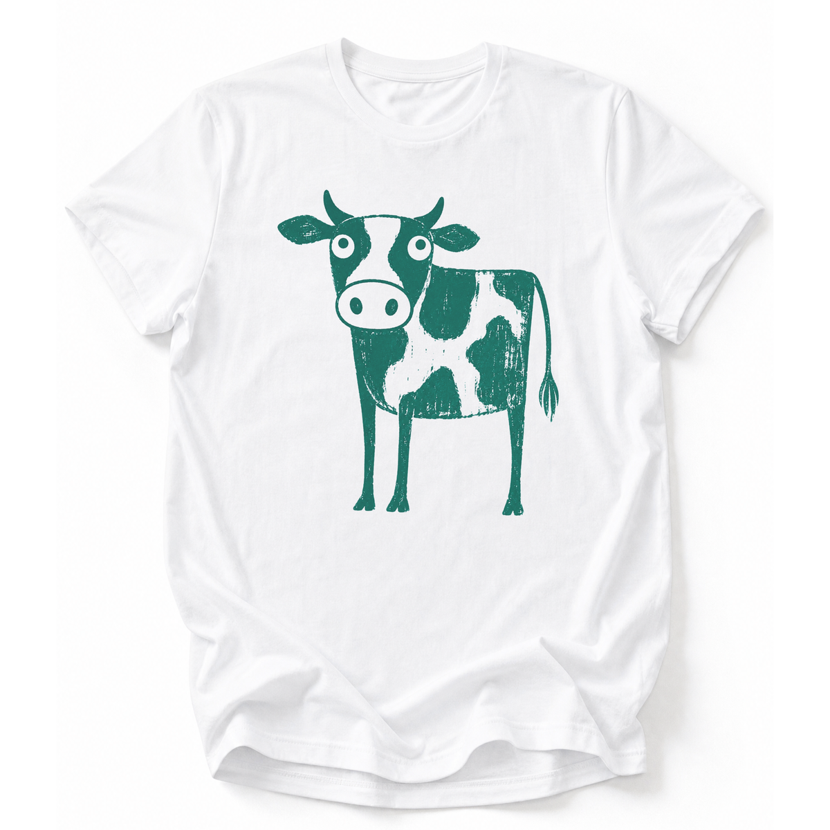 Cow - Bella Canvas Super Soft Straight Cut T shirt