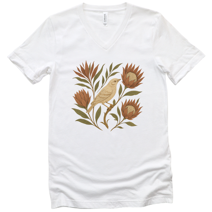 Nature's Chorus - Short Sleeve V-Neck Tee
