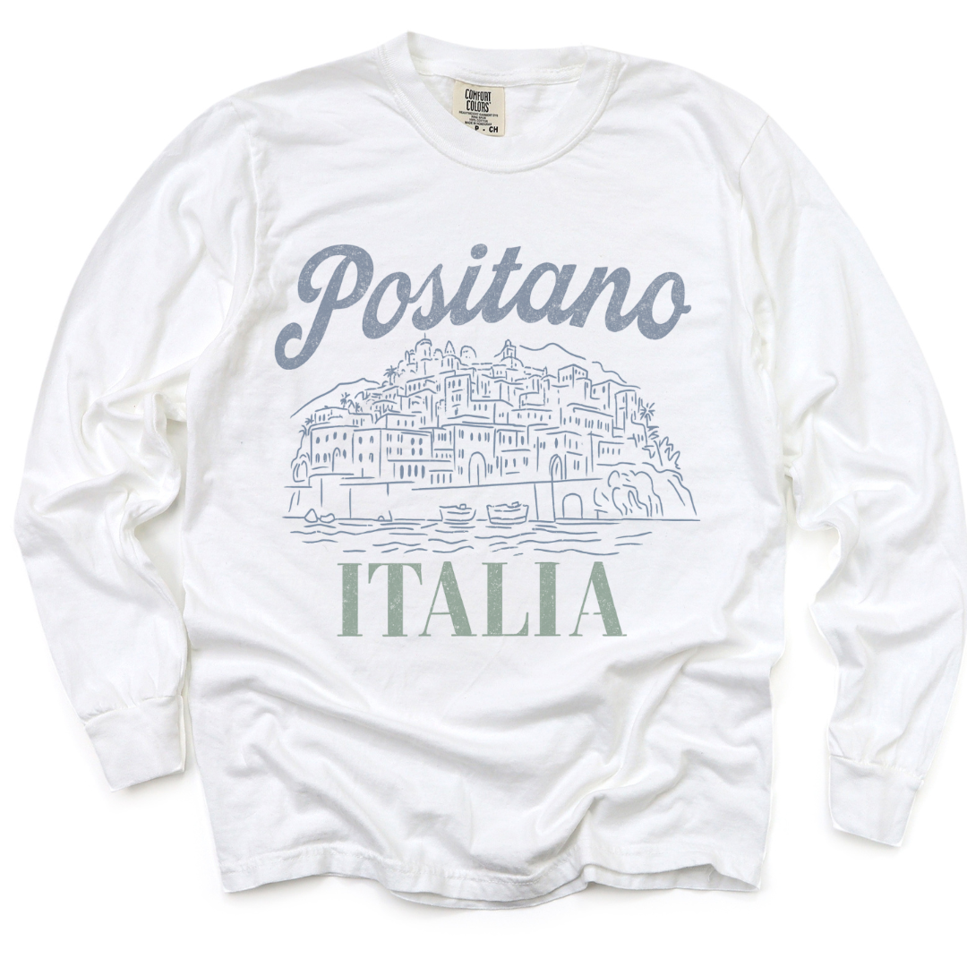 Positano - Comfort Colors Premium Long Sleeve T Shirt