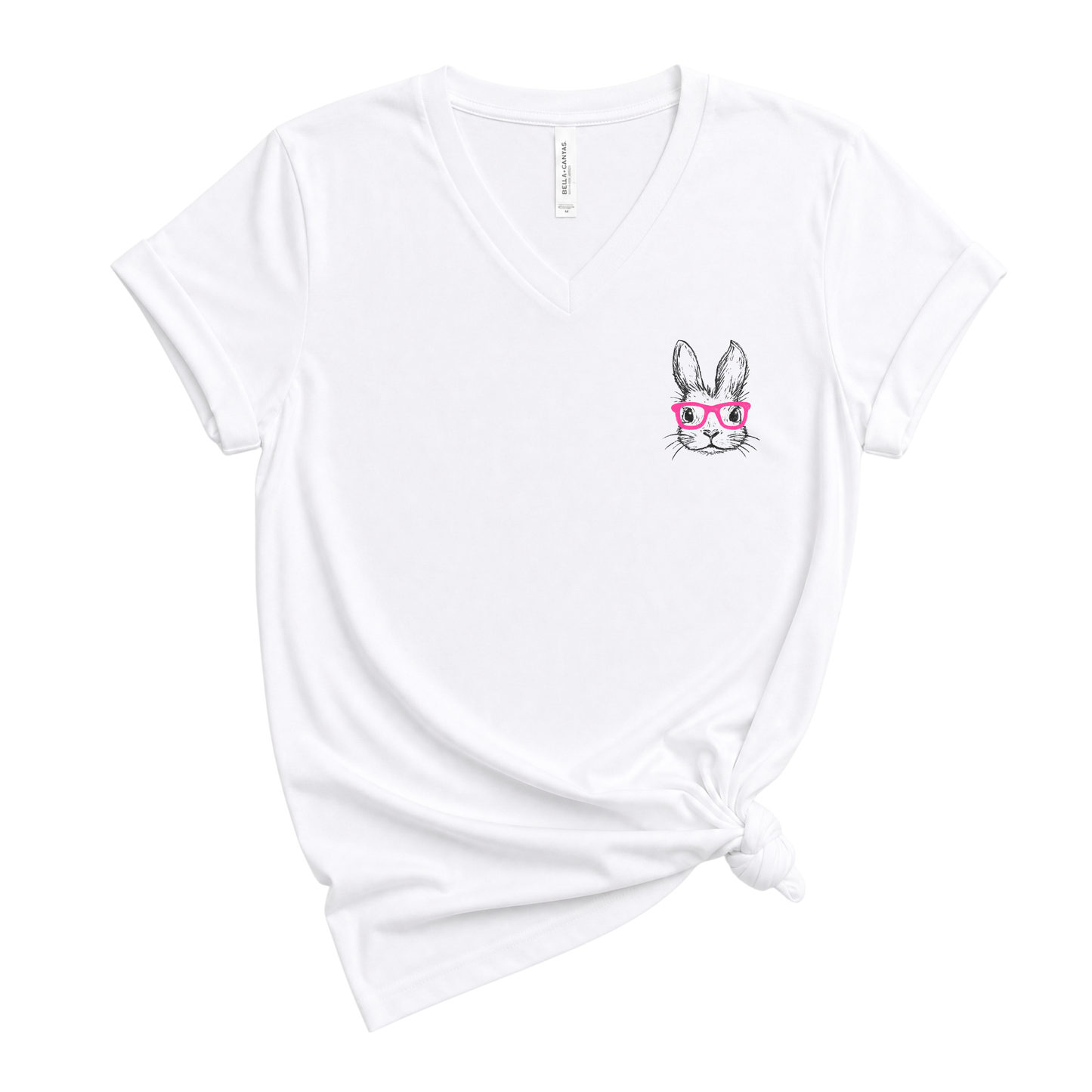 Bunny - Short Sleeve V-Neck Tee