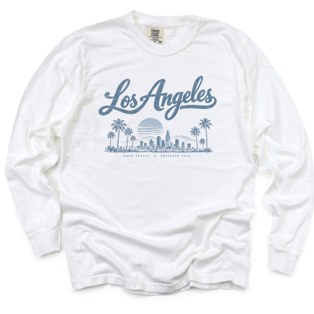 Los Angeles - Comfort Colors Long Sleeve Premium T Shirt
