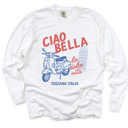 Ciao Bella - Comfort Colors Premium Long Sleeve T Shirt