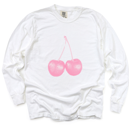 Cherries  - Comfort Colors Long Sleeve Premium T Shirt