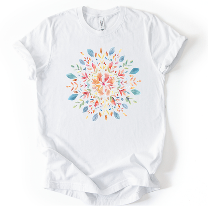 Plant Mandala - Bella Canvas Super Soft Straight Cut T shirt