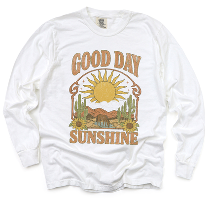 Good Day Sunshine - Comfort Colors Long Sleeve Premium T Shirt