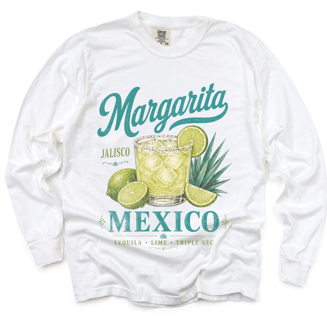 Margarita - Comfort Colors Long Sleeve Premium T Shirt