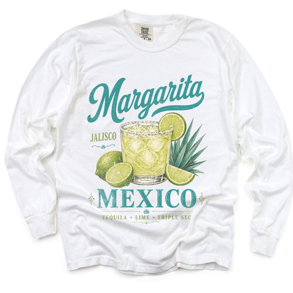 Margarita - Comfort Colors Long Sleeve Premium T Shirt