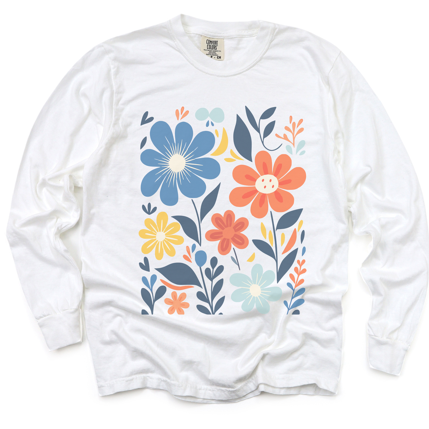 Floral Riot - Comfort Colors Premium Long Sleeve T Shirt