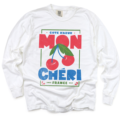 Mon Cheri - Comfort Colors Premium Long Sleeve T Shirt