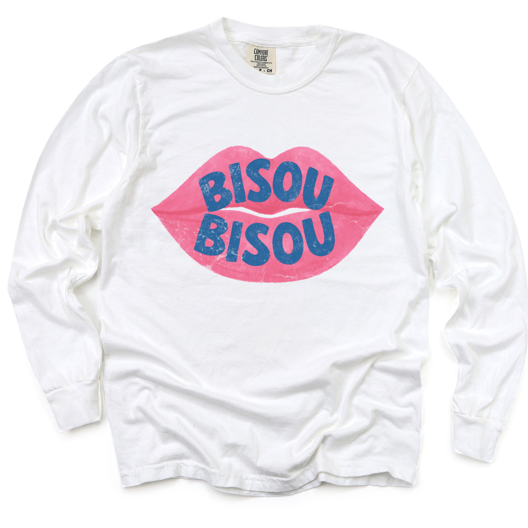 Bisou - Comfort Colors Premium Long Sleeve T Shirt
