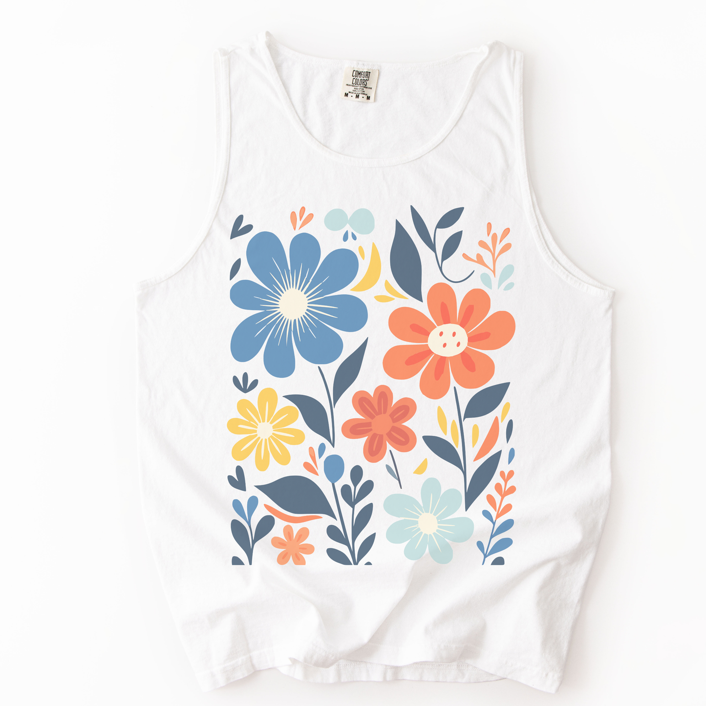 Floral Riot - Comfort Colors Premium Tank Top