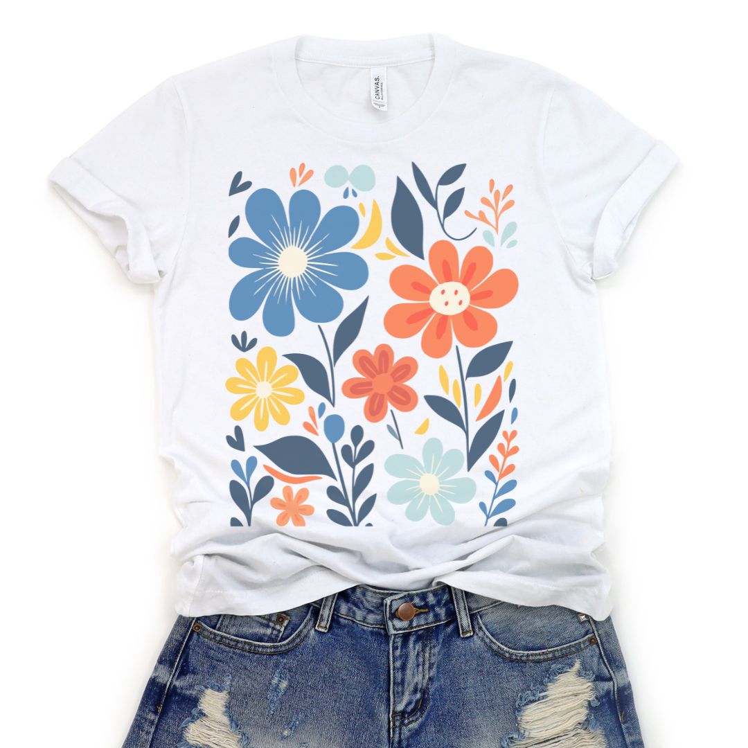 Floral Riot - Bella Canvas Super Soft T Shirt
