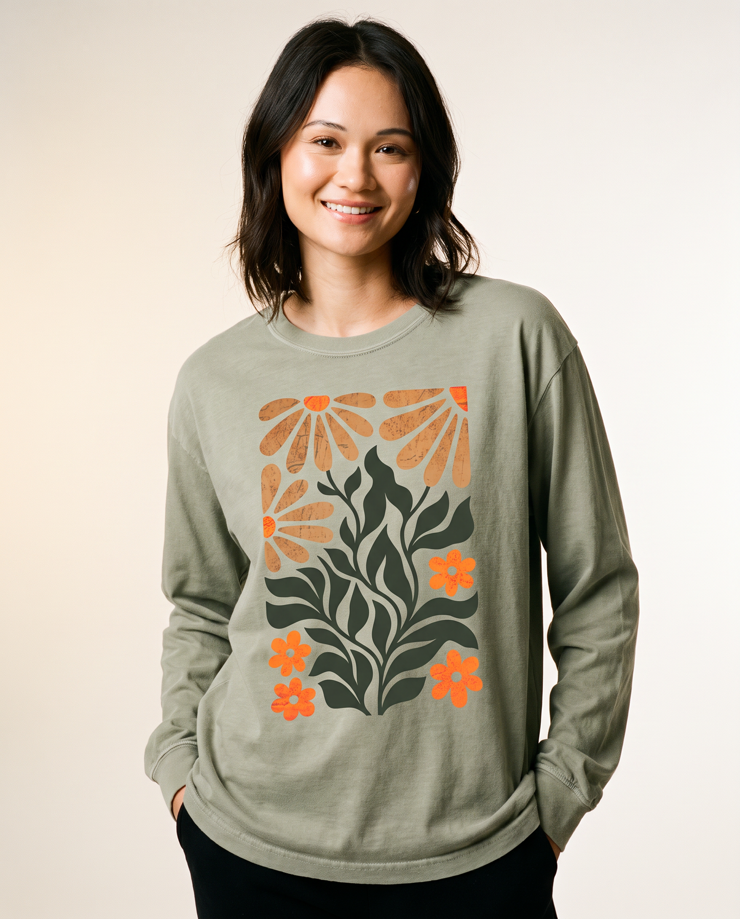 Wildlight Flora - Comfort Colors Premium Long Sleeve T Shirt