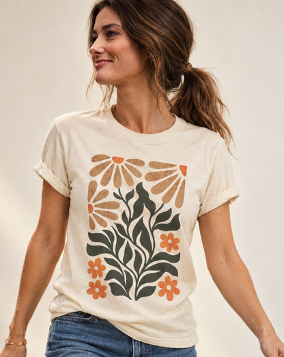 Wildlight Flora - Bella Canvas Super Soft Straight Cut T shirt