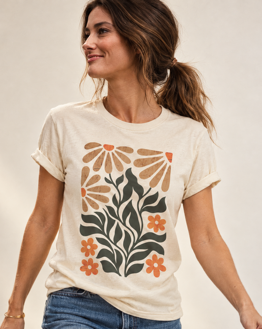 Wildlight Flora - Bella Canvas Super Soft Straight Cut T shirt