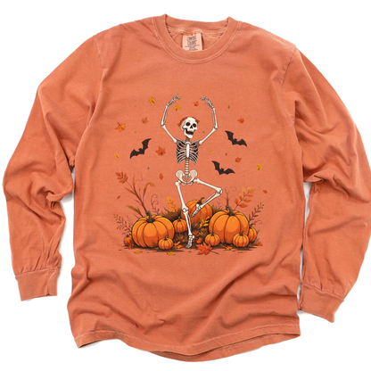Dancing in the Pumpkin Patch - Comfort Colors Long Sleeve Premium T Shirt