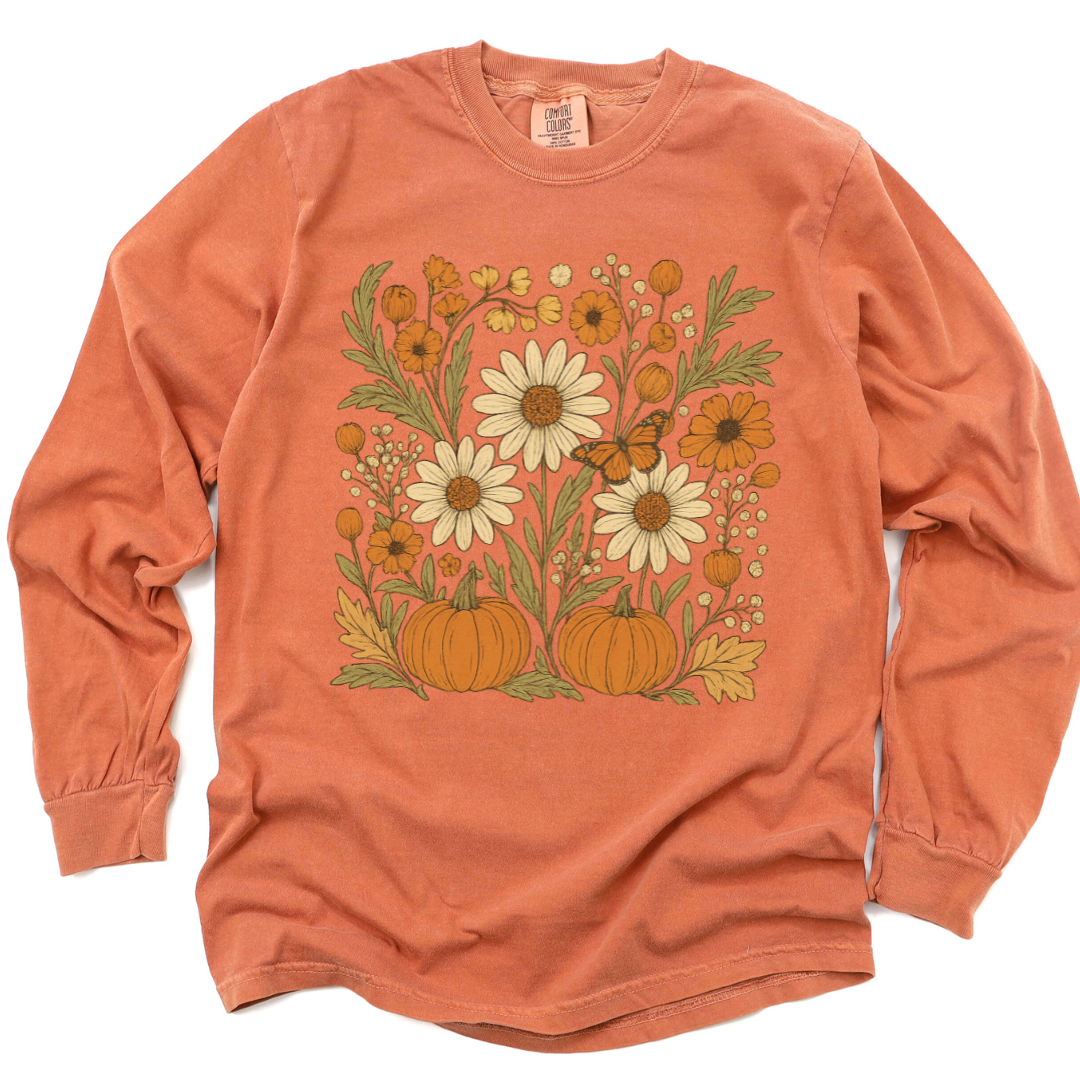 Autumn Harvest - Comfort Colors Premium Long Sleeve T Shirt
